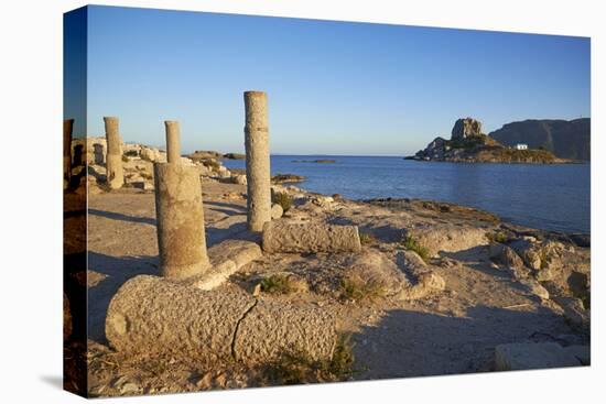 Agios Stefanos Church Ruins, Kefalos Bay, Kos, Dodecanese, Greek Islands, Greece, Europe-null-Stretched Canvas