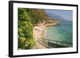 Agios Thomas Beach, Kefalonia, Greece-Peter Thompson-Framed Photographic Print