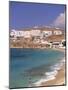 Aglos Stefanos Beach, Mykonos, Greece-Walter Bibikow-Mounted Photographic Print