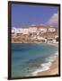 Aglos Stefanos Beach, Mykonos, Greece-Walter Bibikow-Framed Photographic Print