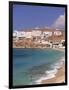 Aglos Stefanos Beach, Mykonos, Greece-Walter Bibikow-Framed Photographic Print