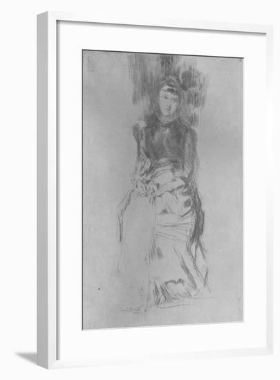 'Agnes', c1875-James Abbott McNeill Whistler-Framed Giclee Print