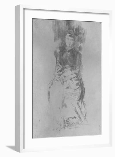 'Agnes', c1875-James Abbott McNeill Whistler-Framed Giclee Print