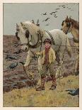 Farm Boy Leads a Plough Horse-Agnes M. Clausen-Art Print