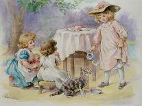 The Tea Party, 1876-Agnes Nicholl-Laminated Giclee Print