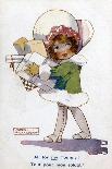 Young Woman with Parcels-Agnes Richardson-Art Print