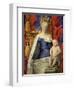 Agnes Sorel as Madonna with Child-Jean Fouquet-Framed Art Print