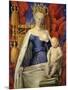 Agnes Sorel as Madonna with Child-Jean Fouquet-Mounted Art Print
