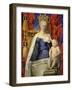 Agnes Sorel as Madonna with Child-Jean Fouquet-Framed Art Print