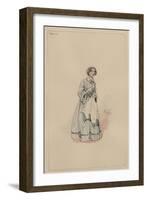 Agnes Wickfield, C.1920s-Joseph Clayton Clarke-Framed Giclee Print