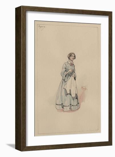 Agnes Wickfield, C.1920s-Joseph Clayton Clarke-Framed Giclee Print