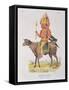 Agni, God of Fire-Louis Thomas Bardel-Framed Stretched Canvas