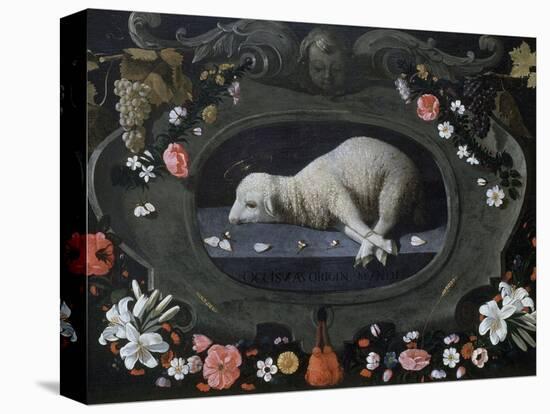 Agnus Dei,1660-1670, Museu de Évora, Portugal-Josefa de Obidos-Stretched Canvas