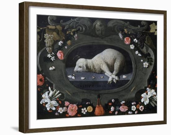 Agnus Dei,1660-1670, Museu de Évora, Portugal-Josefa de Obidos-Framed Giclee Print