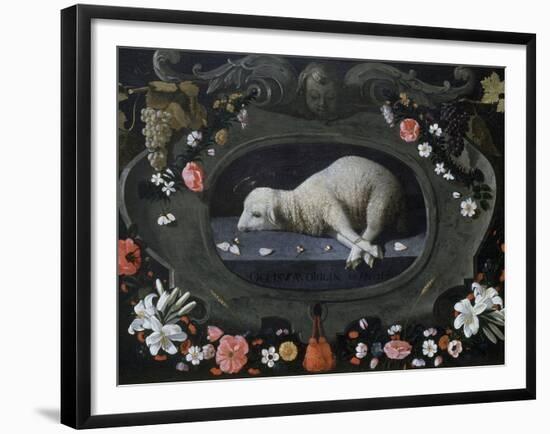 Agnus Dei,1660-1670, Museu de Évora, Portugal-Josefa de Obidos-Framed Giclee Print