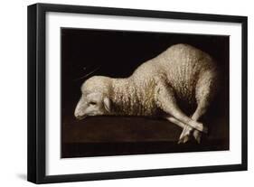 Agnus Dei, C.1635-40-Francisco de Zurbaran-Framed Giclee Print