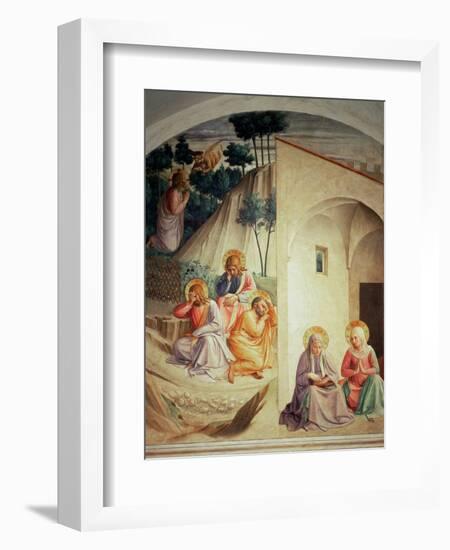 Agony in the Garden, 1442-Fra Angelico-Framed Giclee Print