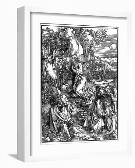 Agony in the Garden, 1498-Albrecht Durer-Framed Giclee Print