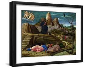 Agony in the Garden, c.1460-Andrea Mantegna-Framed Giclee Print