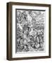 Agony in the Garden from the Great Passion Series, Pub. 1511-Albrecht Dürer-Framed Giclee Print