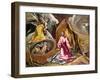 Agony in the Garden of Gethsemane, c.1590-El Greco-Framed Giclee Print