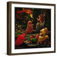 Agony in the Garden of Olives, from the Saint Sebastian Altar, 1518-Albrecht Altdorfer-Framed Giclee Print