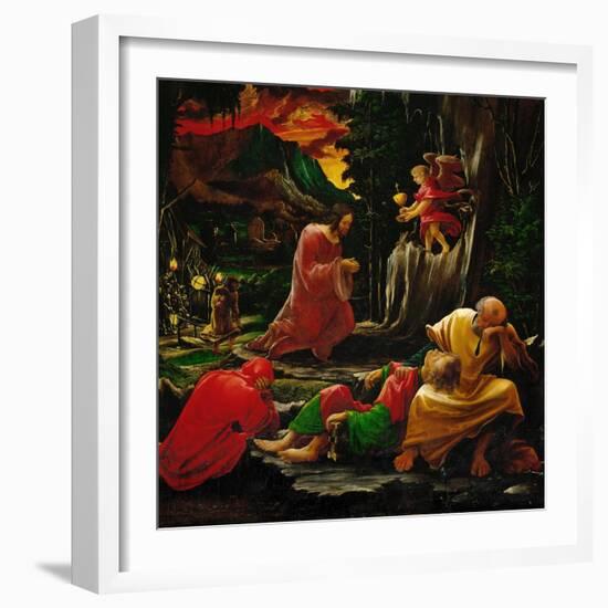 Agony in the Garden of Olives, from the Saint Sebastian Altar, 1518-Albrecht Altdorfer-Framed Giclee Print