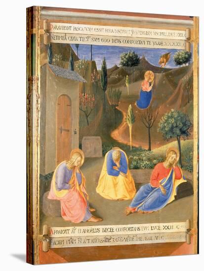 Agony in the Garden, Panel Three of the Silver Treasury of Santissima Annunziata, c.1450-53-Fra Angelico-Stretched Canvas