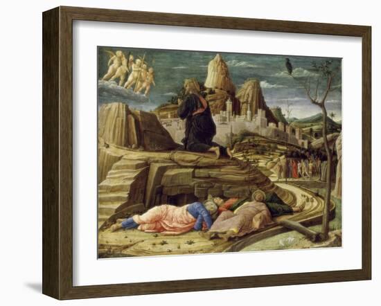 Agony in the Garden-Andrea Mantegna-Framed Giclee Print