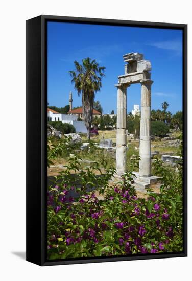 Agora, Kos City, Kos, Dodecanese, Greek Islands, Greece, Europe-null-Framed Stretched Canvas