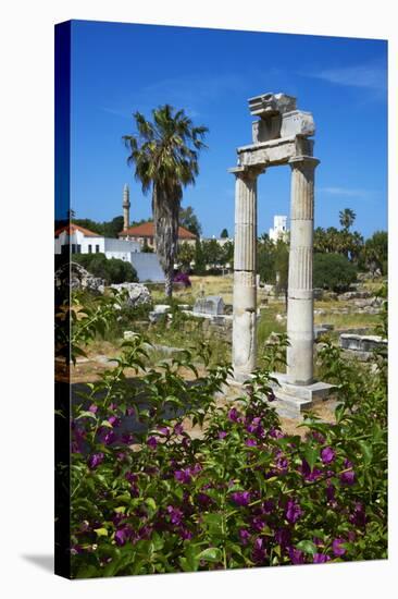 Agora, Kos City, Kos, Dodecanese, Greek Islands, Greece, Europe-null-Stretched Canvas