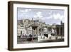 Agora, or Market Area, of Ancient Athens, with a Backdrop of the Acropolis-null-Framed Giclee Print