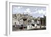 Agora, or Market Area, of Ancient Athens, with a Backdrop of the Acropolis-null-Framed Giclee Print