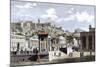 Agora, or Market Area, of Ancient Athens, with a Backdrop of the Acropolis-null-Mounted Giclee Print