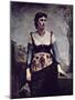 Agostina, 1866-Jean-Baptiste-Camille Corot-Mounted Giclee Print