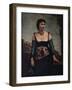 'Agostina', 1866-Jean-Baptiste-Camille Corot-Framed Giclee Print