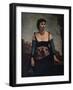 'Agostina', 1866-Jean-Baptiste-Camille Corot-Framed Giclee Print