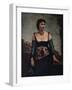 'Agostina', 1866-Jean-Baptiste-Camille Corot-Framed Giclee Print