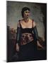 'Agostina', 1866-Jean-Baptiste-Camille Corot-Mounted Giclee Print