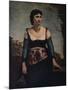 'Agostina', 1866-Jean-Baptiste-Camille Corot-Mounted Premium Giclee Print