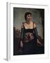 'Agostina', 1866-Jean-Baptiste-Camille Corot-Framed Giclee Print