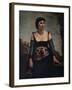 'Agostina', 1866-Jean-Baptiste-Camille Corot-Framed Giclee Print