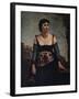 'Agostina', 1866-Jean-Baptiste-Camille Corot-Framed Giclee Print