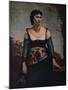 'Agostina', 1866-Jean-Baptiste-Camille Corot-Mounted Giclee Print