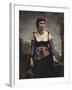 Agostina, 1866-Jean-Baptiste-Camille Corot-Framed Giclee Print