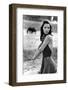 Agostina Belli Leaning on the Barbed Wire-null-Framed Photographic Print