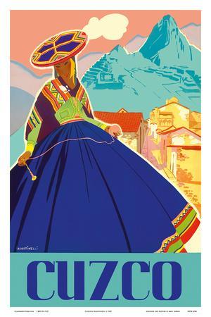 Buenos Aires Argentina South America  Vintage Travel Advertisement Poster 