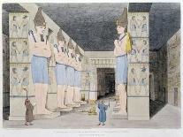 Forced Passage in the Second Pyramid of Ghizeh, Egypt, 1820-Agostino Aglio-Giclee Print