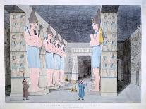 Forced Passage in the Second Pyramid of Ghizeh, Egypt, 1820-Agostino Aglio-Giclee Print