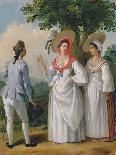Mulatto Women on the Banks of the River Roseau, Dominica-Agostino Brunias-Giclee Print